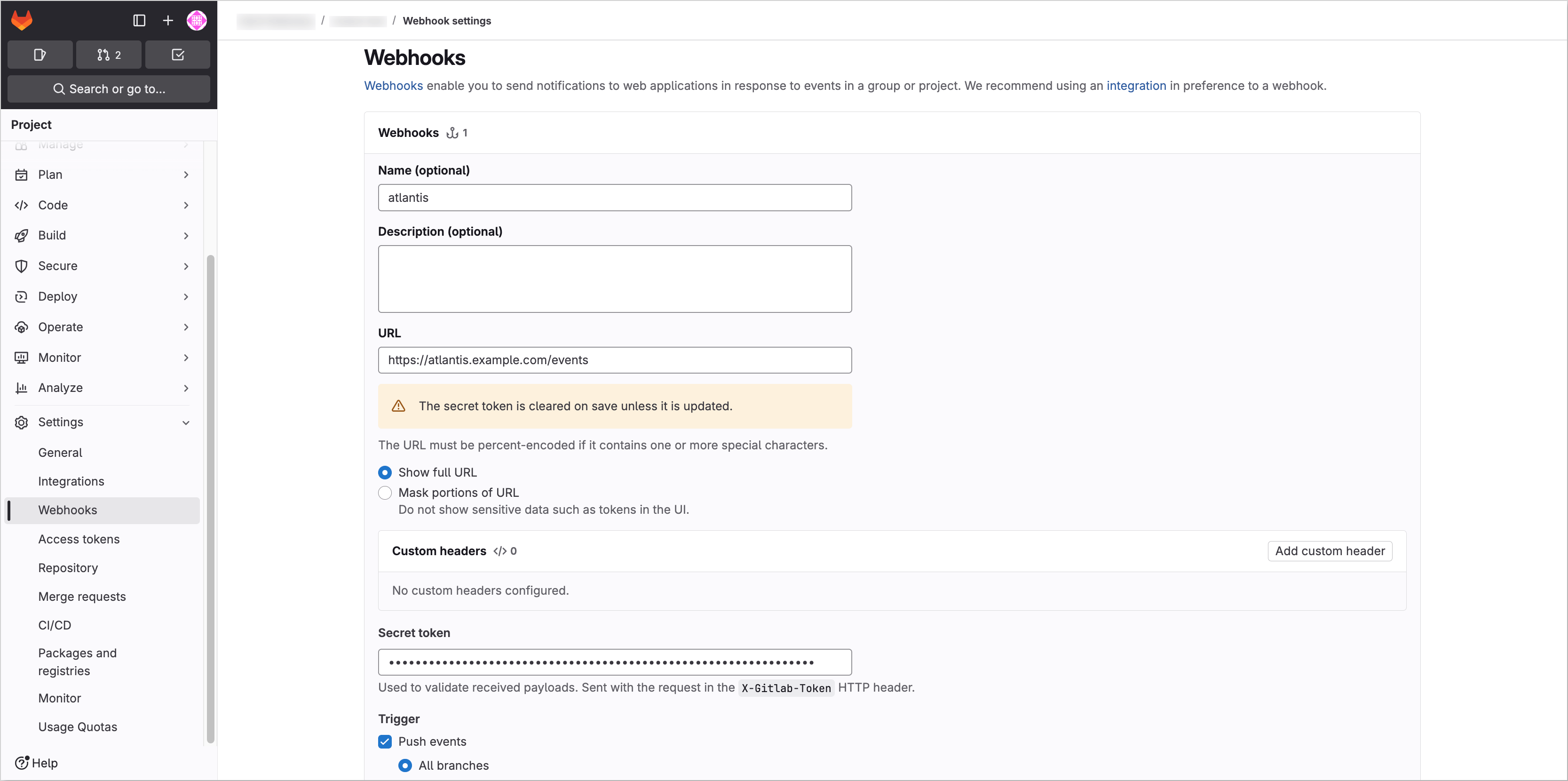 GitLab Webhook
